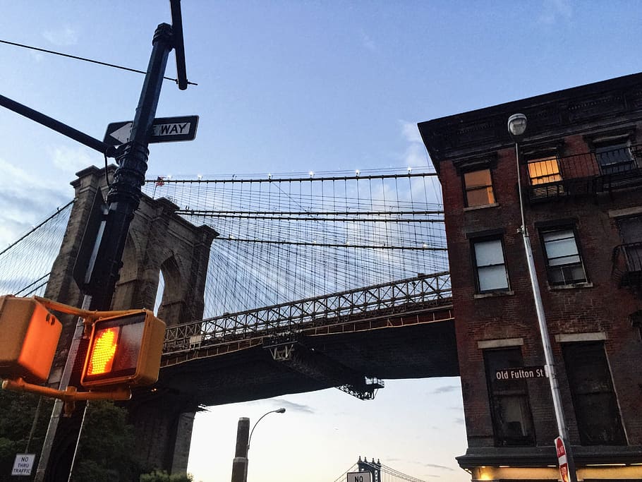 bridge, brooklyn, williamsburg, new York City, urban Scene HD wallpaper