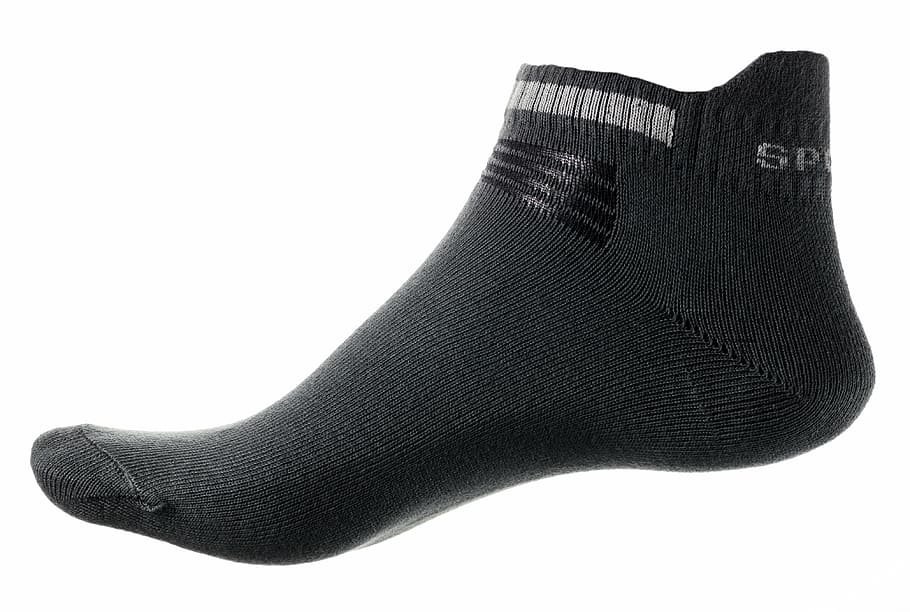 unpaired black and grey sock, foot, men, gray, white, studio shot HD wallpaper