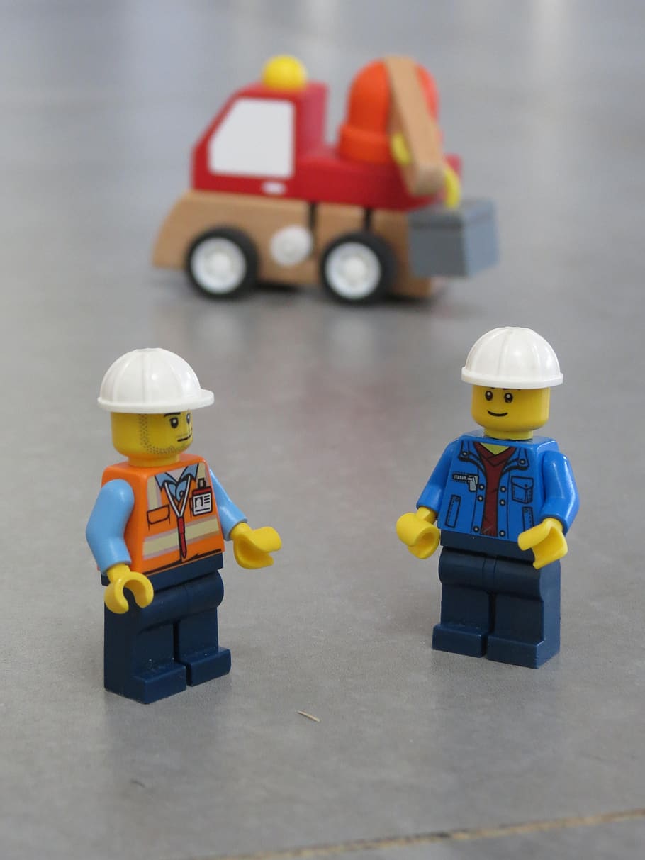 supervisor, building, work, childhood, toy, car, indoors, still life HD wallpaper