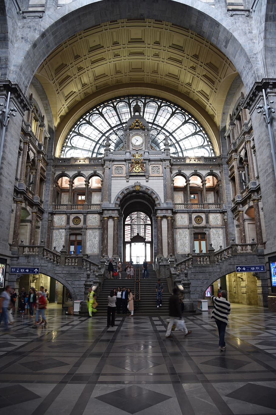 Antwerp, Railway Station, central station, antwerpen centraal, HD wallpaper