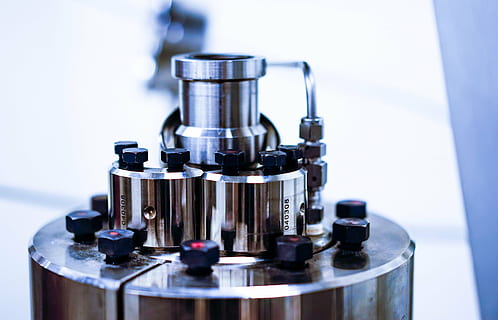 selective focus photo of round gray stainless steel tool, mechanical HD wallpaper