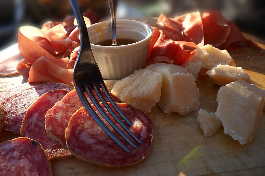 pepperoni and sauce, Cold Cuts, Party, Aperitif, Holidays, prosecco