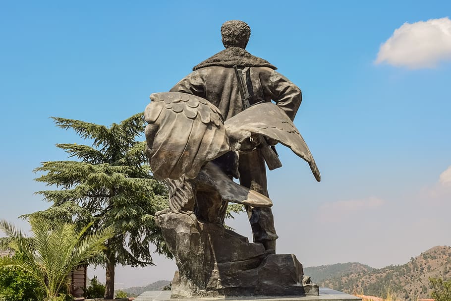 statue, monument, memorial, independence, war, symbol, warrior HD wallpaper