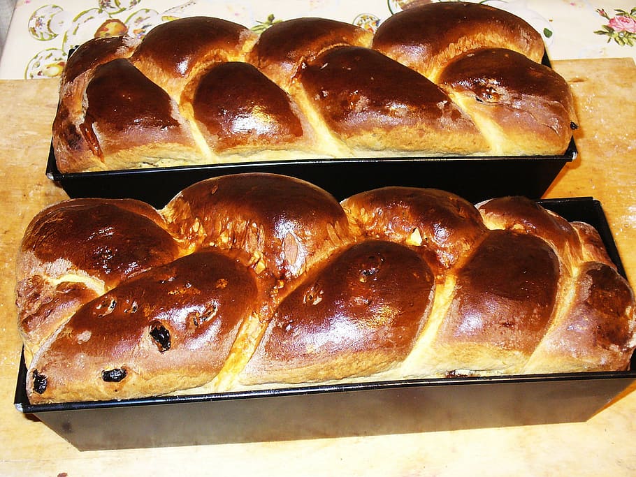 bun, chałka, bread, cake, the cake, sweet, eating, cakes, pastries HD wallpaper