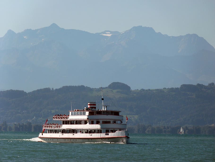 ship, excursion ship, boot, lake constance, tourist attraction HD wallpaper