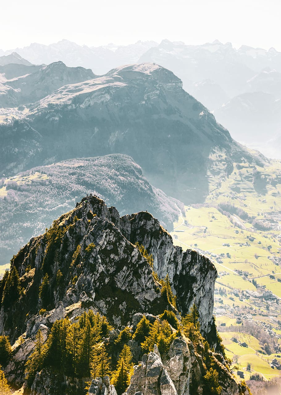 Photo of the Kleiner Mythen, Schwyz, Switzerland, alps, landscape, HD wallpaper
