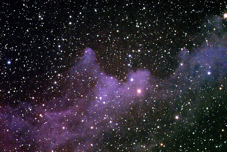 photographed of galaxy, horsehead nebula, stars, starry, constellation, HD wallpaper