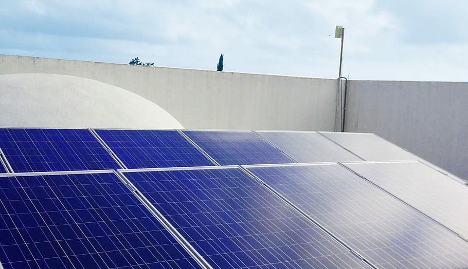 blue solar panels, Solar, Power, Power, House, Generator, environmental, HD wallpaper