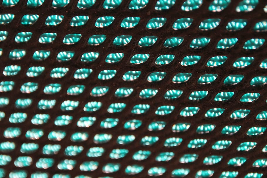 grid, garden table, blue, crystal, light, close, backgrounds HD wallpaper