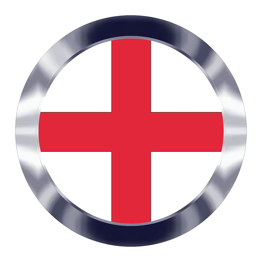 england, st george, english, flag, symbol, shape, red, geometric shape, HD wallpaper