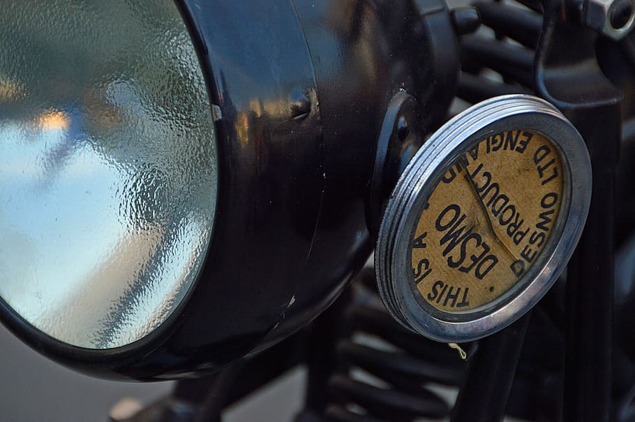 engine, lamp, black, old timer, metal, instrument, motorcycle HD wallpaper