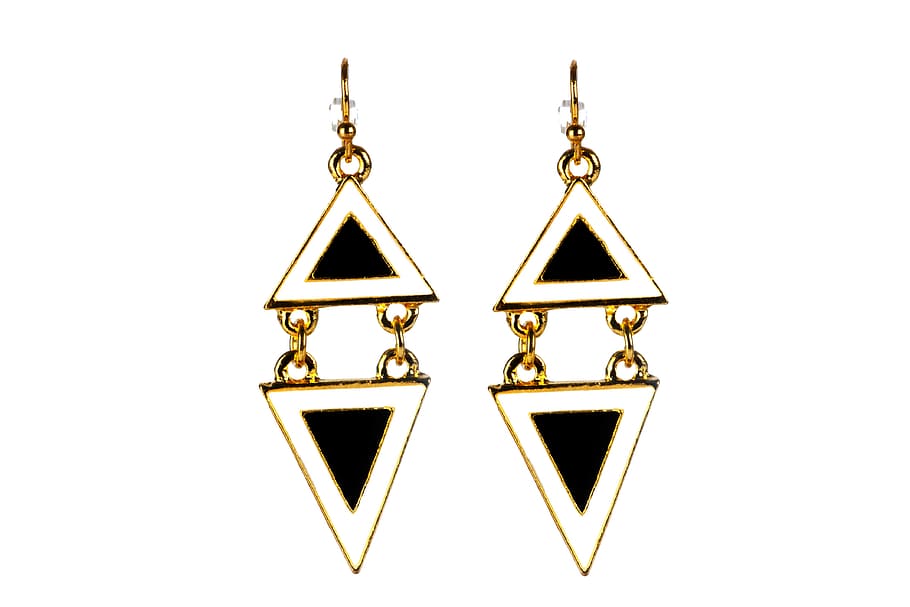 earrings, ornaments, female, fashion, jewelry, decoration, luxury, HD wallpaper