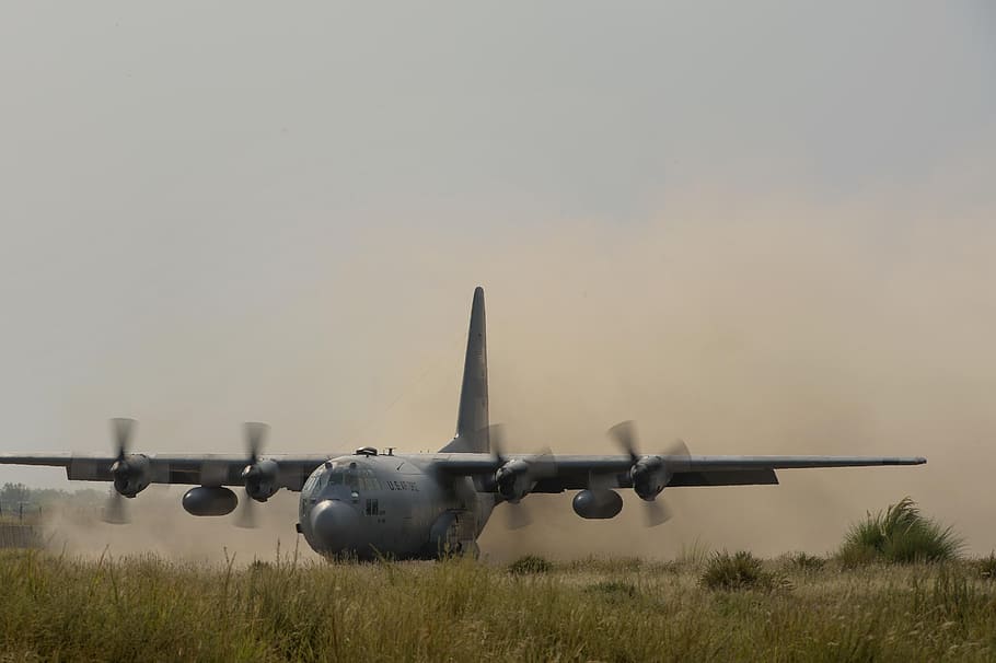 Cargo, Plane, C-130, Hercules, Airlift, squadron, aircraft HD wallpaper