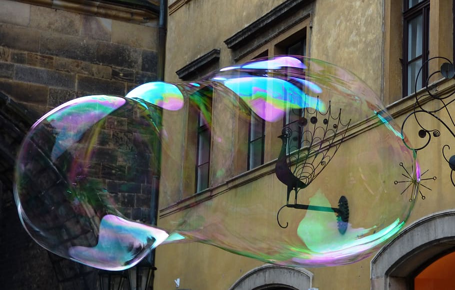 bubble, bubbles, soap, let bubble, reflection, round, spherical HD wallpaper