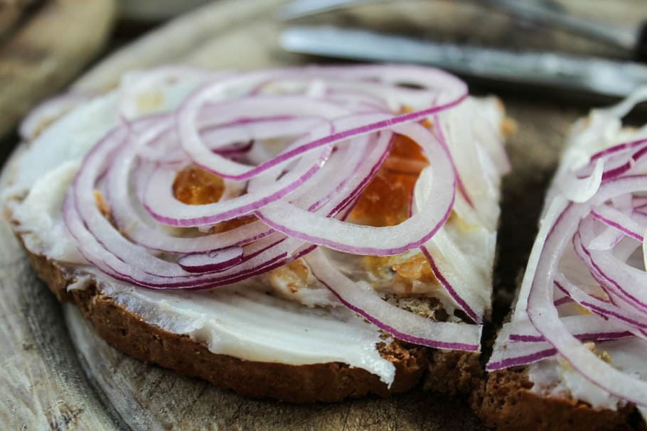 lard bread, sandwich, snack, jause, vespers, sausage presentation HD wallpaper