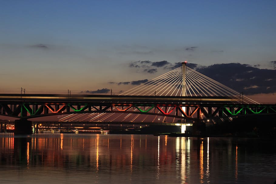 warsaw, bridge, wisla, poland, the capital of the, city, the viaduct HD wallpaper