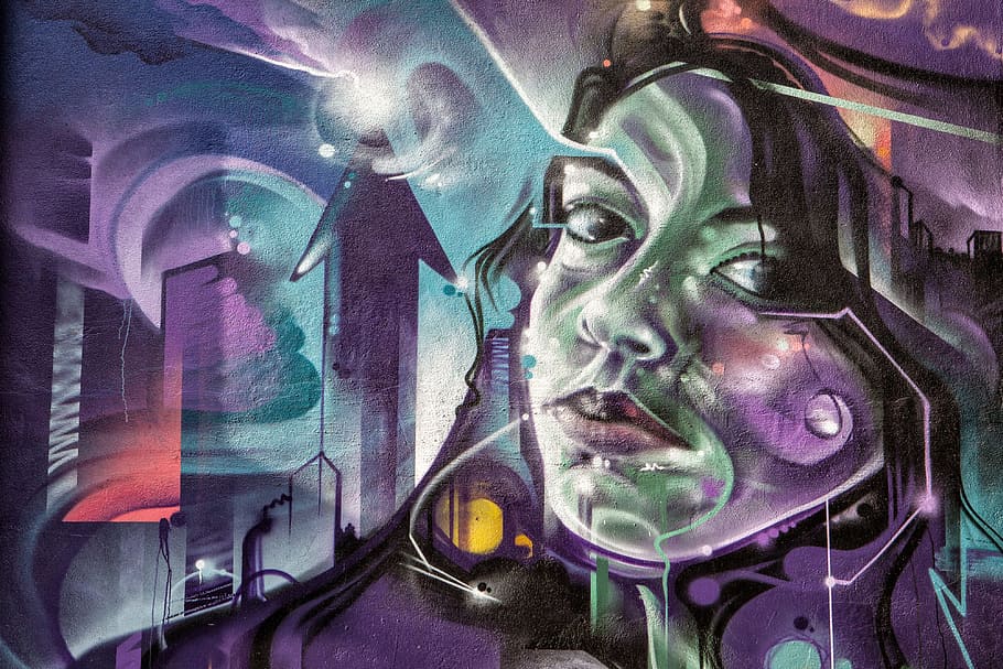 HD wallpaper: Vibrant street art captured on a wall in Shoreditch, urban,  graffiti | Wallpaper Flare