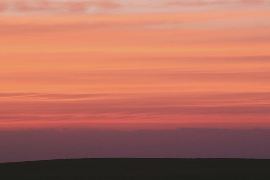 Sunset, Dusk, Orange, sky, nature, scenics, orange Color, outdoors HD wallpaper