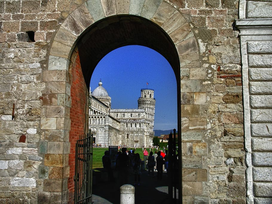 pisa, tuscany, toscana, italy, piazza dei miracoli, leaning tower, HD wallpaper