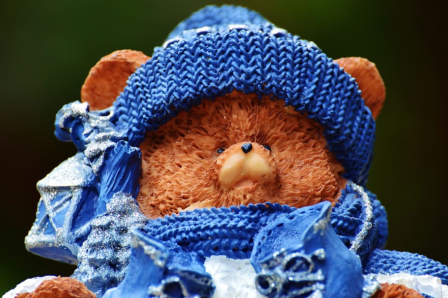 Winter, Bears, Figure, teddy, wintry, deco, christmas, decoration HD wallpaper