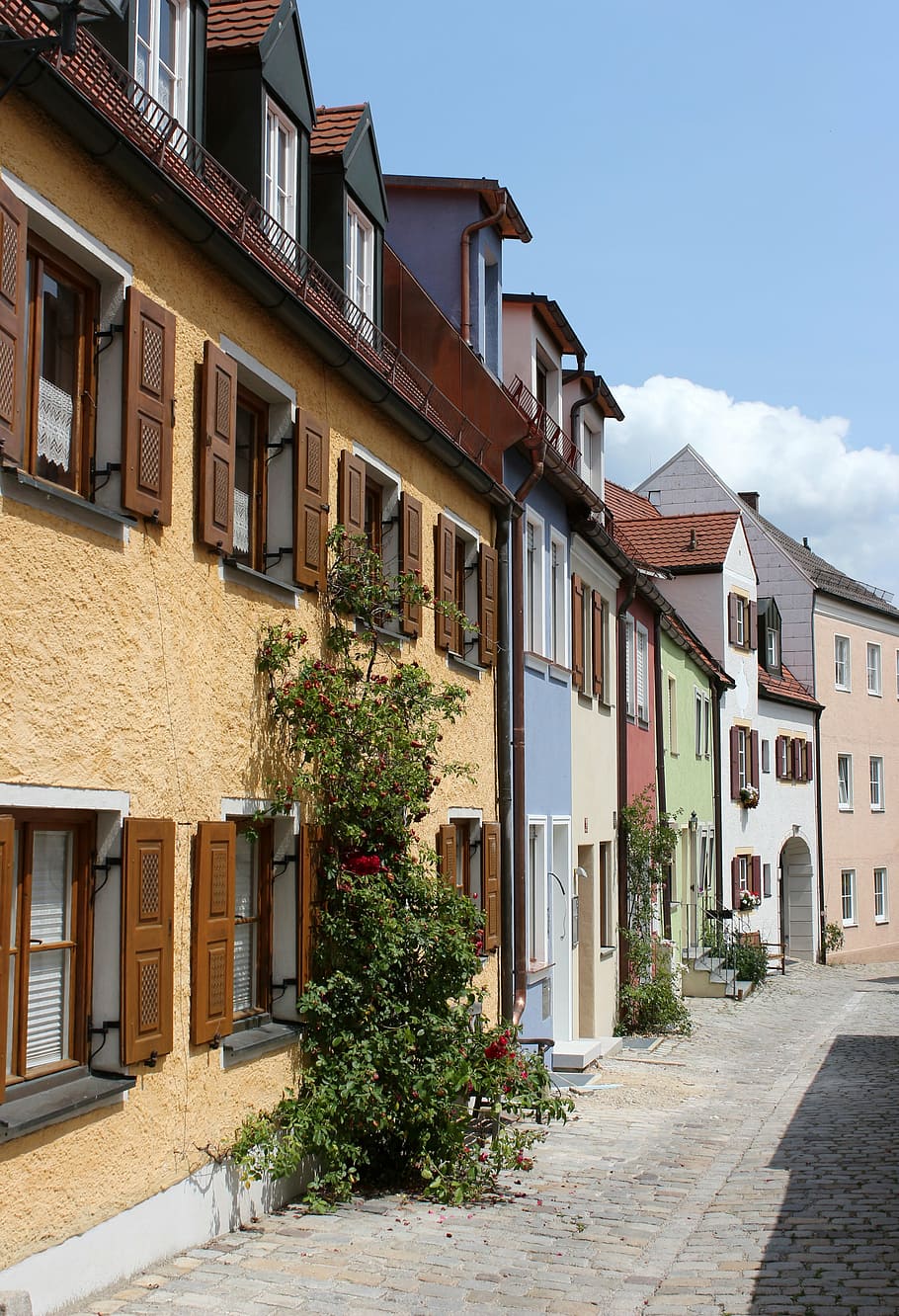 hausfasade, old building, freising, building exterior, architecture HD wallpaper