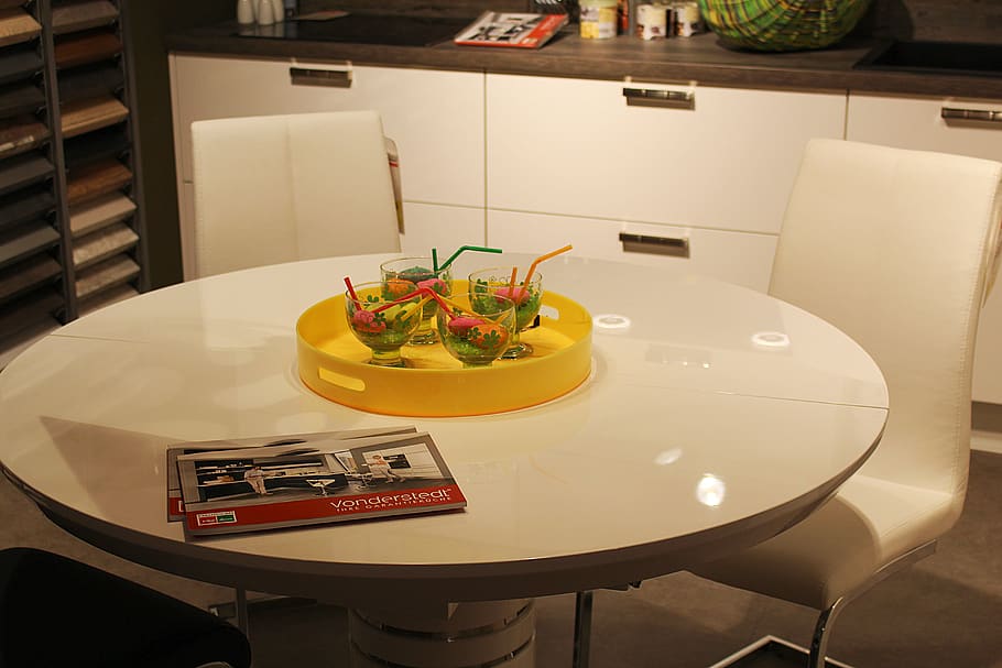 dining table, decoration, food and drink, healthy eating, indoors HD wallpaper