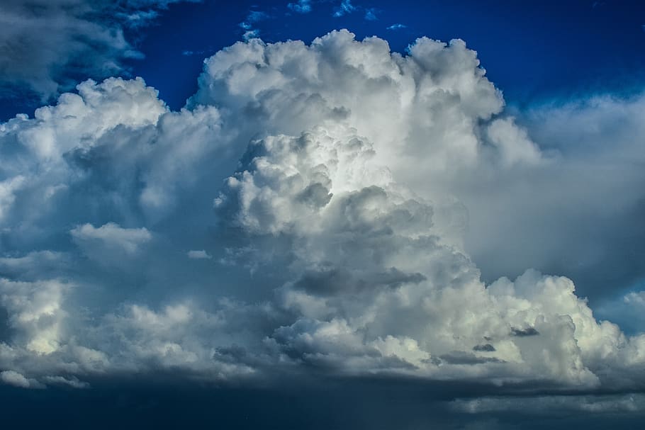 clouds, cumulus, nature, weather, cloudscape, sky, atmosphere HD wallpaper