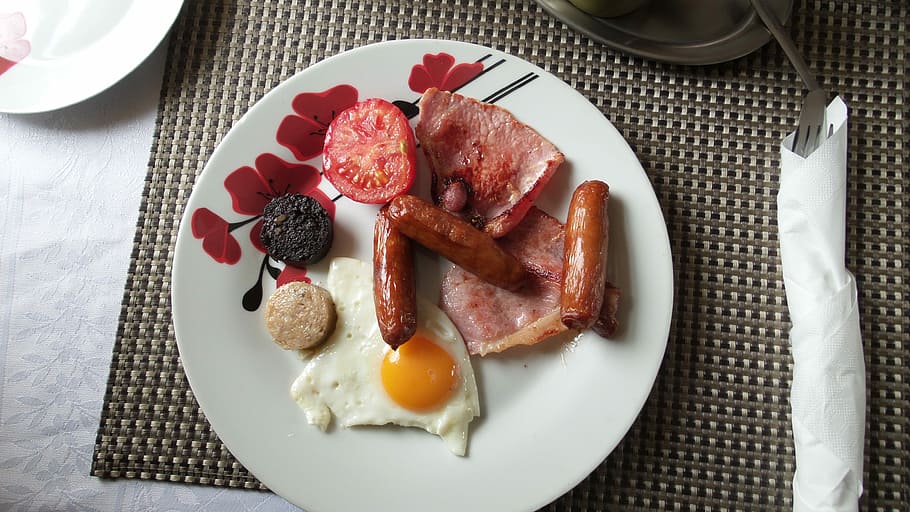 Eat, Breakfast, Ireland, plate, food and drink, high angle view HD wallpaper