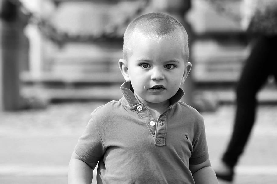 child, rough, expression, childhood, one person, portrait, front view HD wallpaper