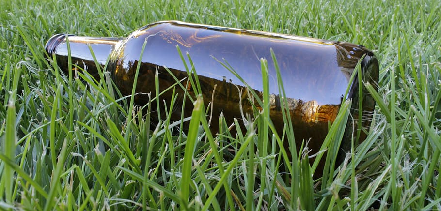 beer, bottle, label, cap, brown, refreshment, cool, full, party HD wallpaper