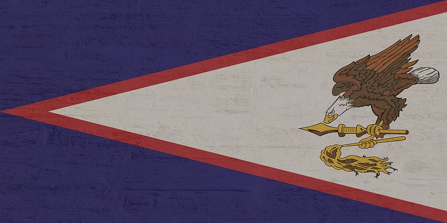 american samoa, flag, art and craft, representation, no people, HD wallpaper