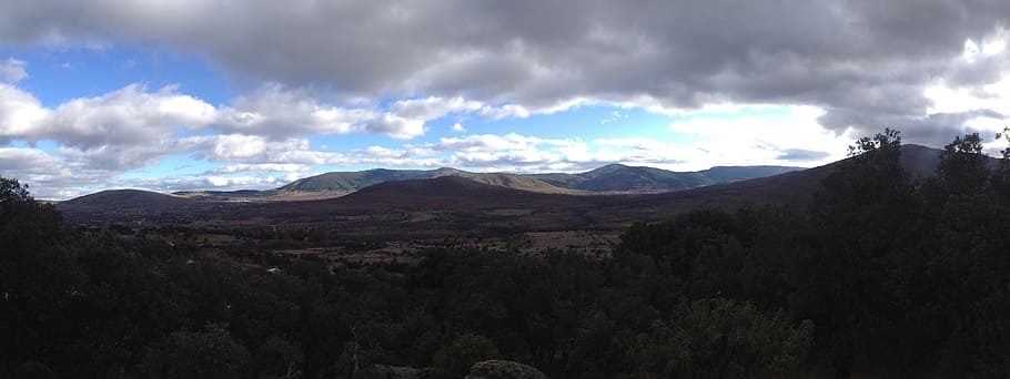 view, mountain, madrid, nature, scenics, landscape, cloud - Sky HD wallpaper