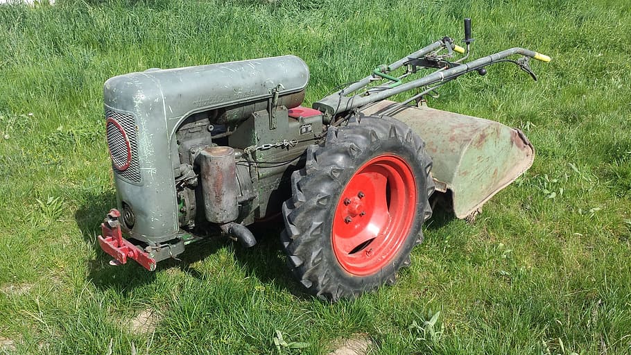 Single, Axle, Tractor, Oldtimer, single axle, milling machine HD wallpaper
