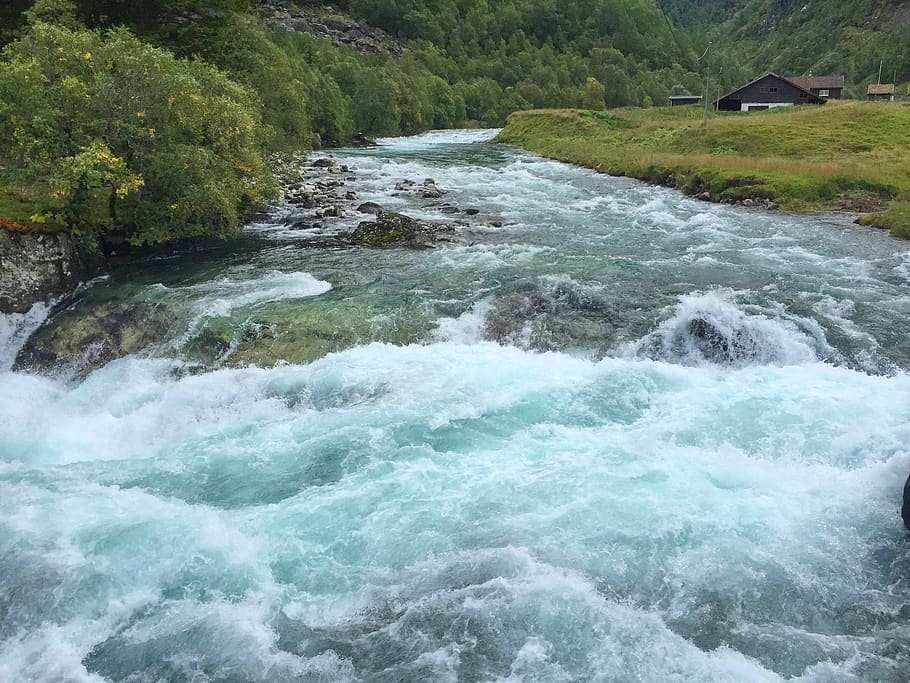 waters, waterfall, nature, beauty in nature, scenics - nature HD wallpaper