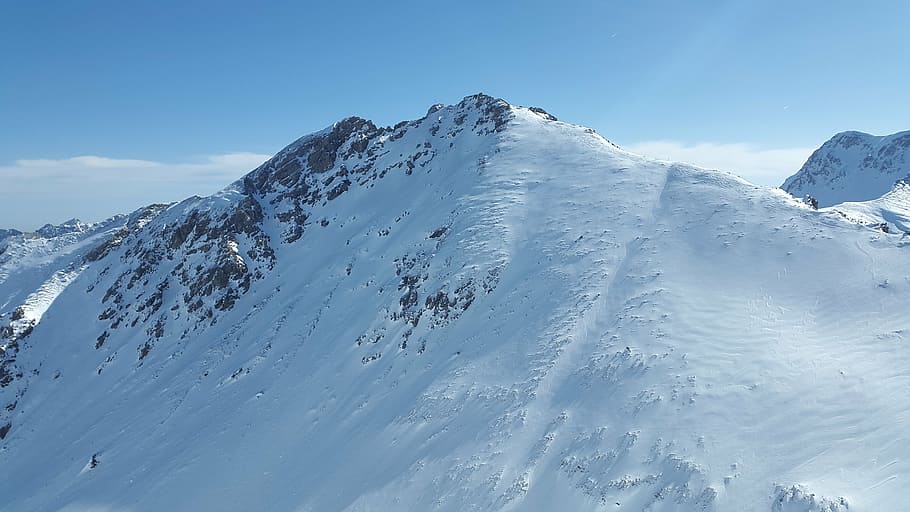 ponten, tannheimer mountains, mountaineering, winter, tyrol, HD wallpaper