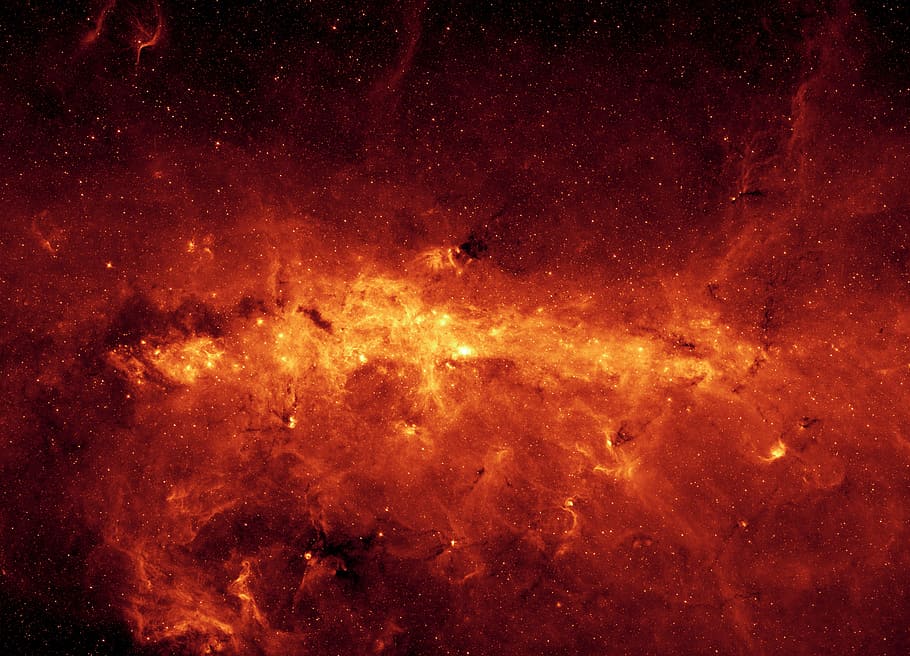 Galactic Center of the Milky Way, photos, galaxy, public domain, HD wallpaper