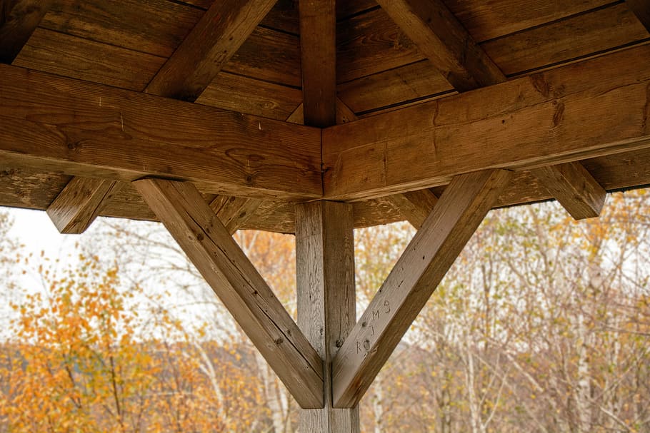 craft, truss, timber construction, wood, connections, zimmermann HD wallpaper