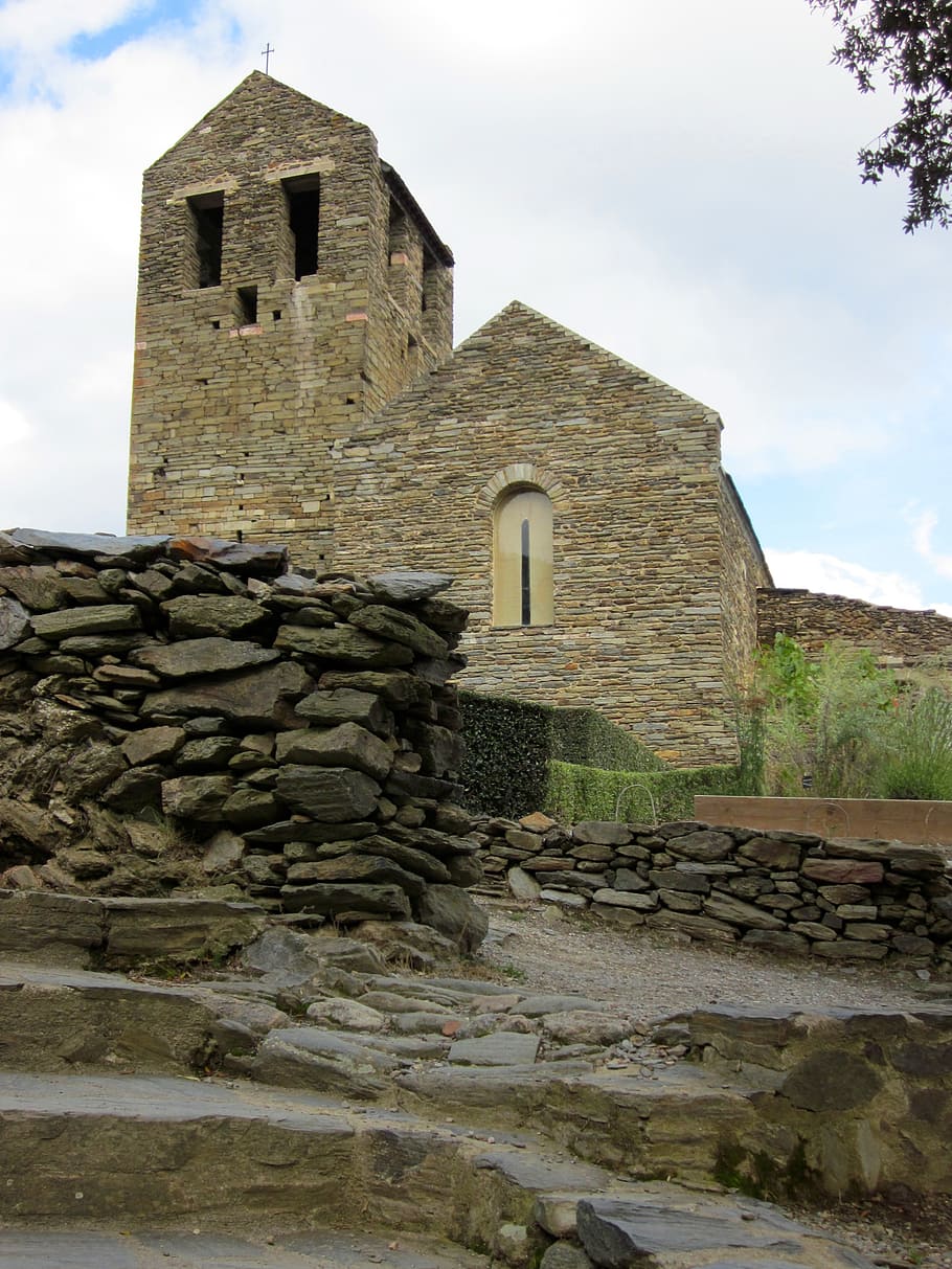 serrabone, priory, monastery, romanesque, pyrénées-orientales HD wallpaper