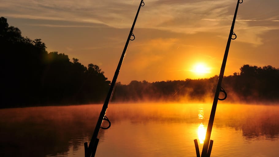 dawn, river, summer, drava, sunset, nature, lake, water, outdoors HD wallpaper