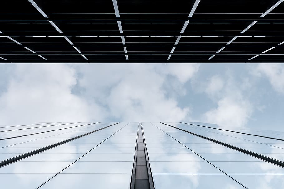 low angle photography of high rise building, facade, architecture HD wallpaper