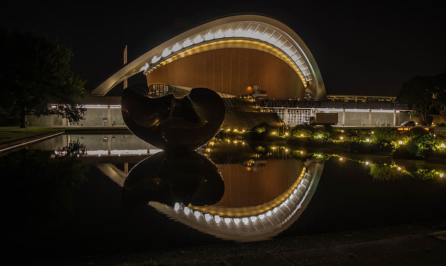 light, darkness, night, lights, lighting, architecture, mood HD wallpaper