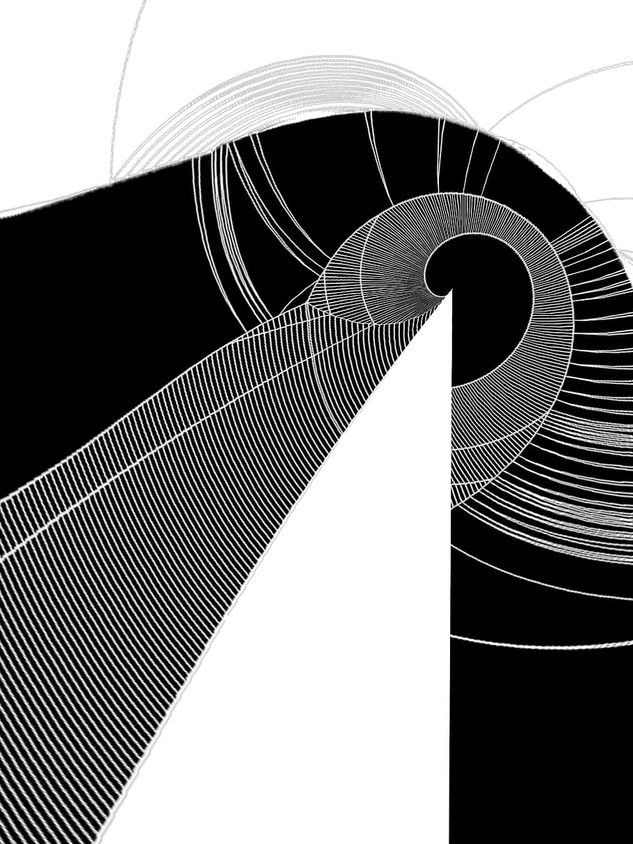 lines, circles, template, modern, symbol, shape, digital, infographic HD wallpaper