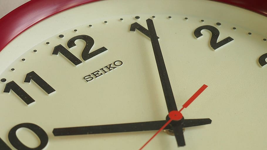 watch, time, seiko, clock, clock hand, minute hand, clock face