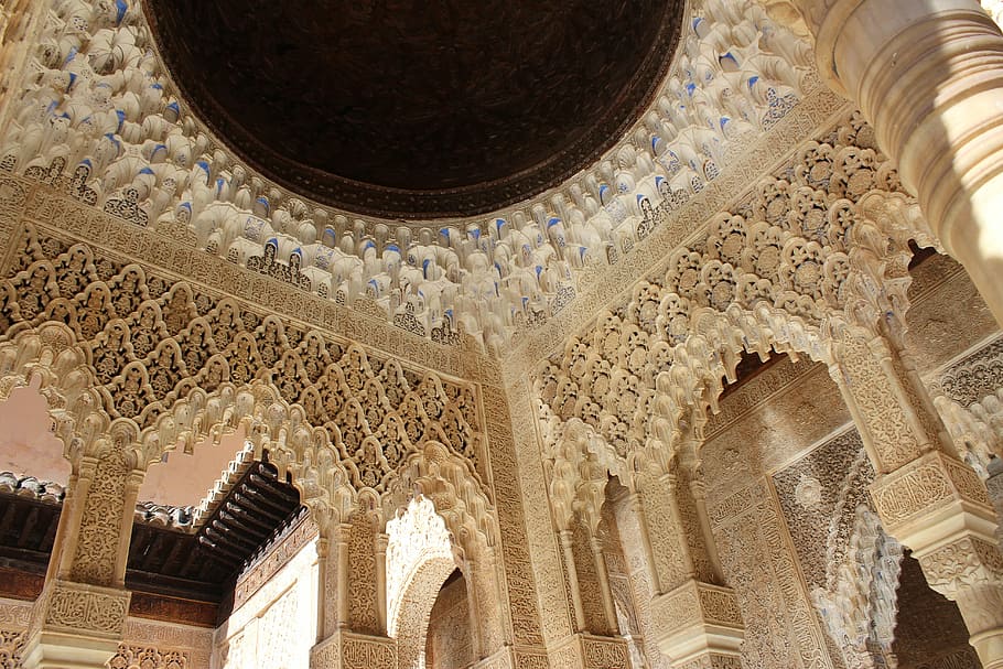 patterns, moorish designs, palace, built structure, architecture HD wallpaper
