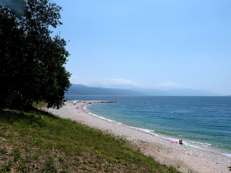 adriatic, summer, sunny, ocean, sea, beach, seascape, sky, water HD wallpaper
