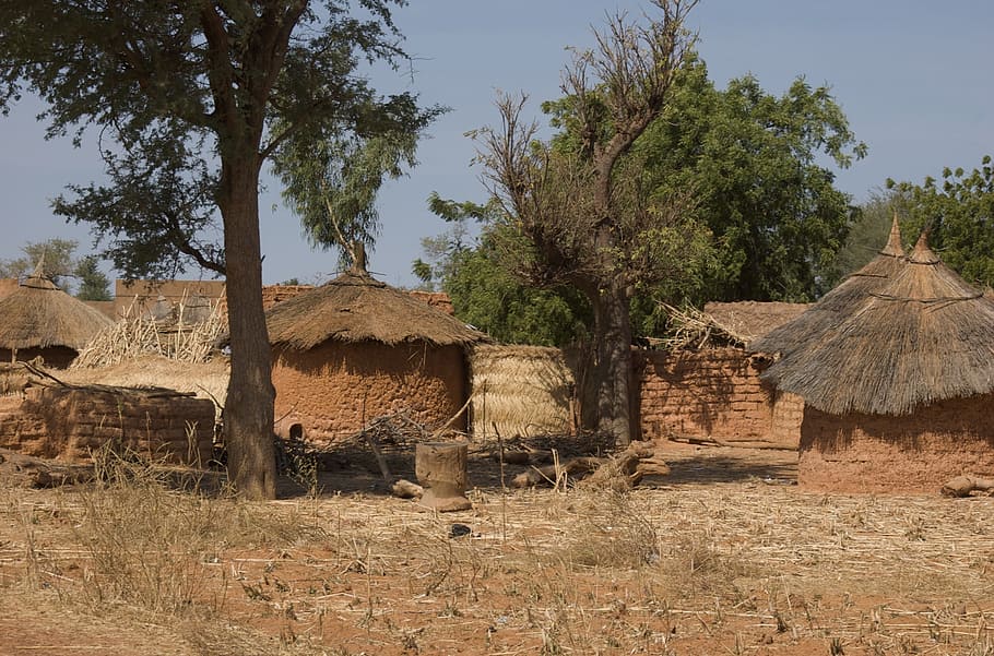 Burkina Faso, Africa, Village, cultures, history, architecture, HD wallpaper