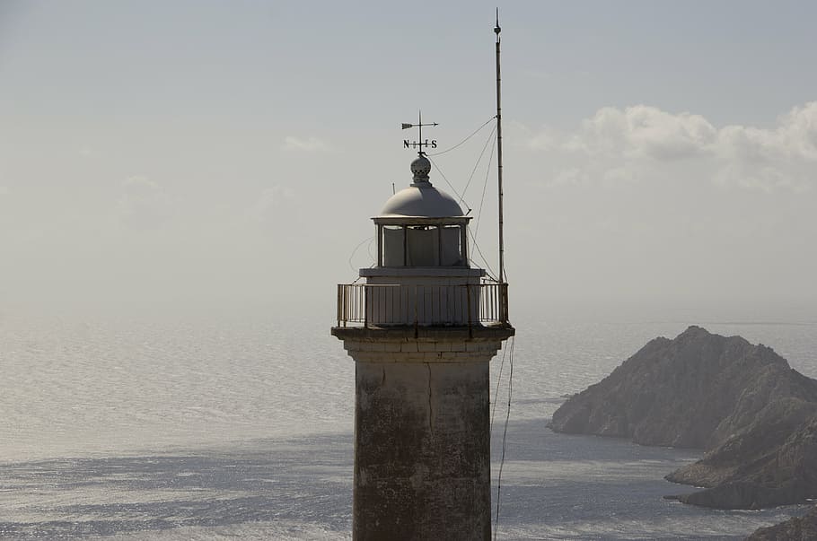 lighthouse, sea, ocean, sky, travel, blue, coast, coastline HD wallpaper