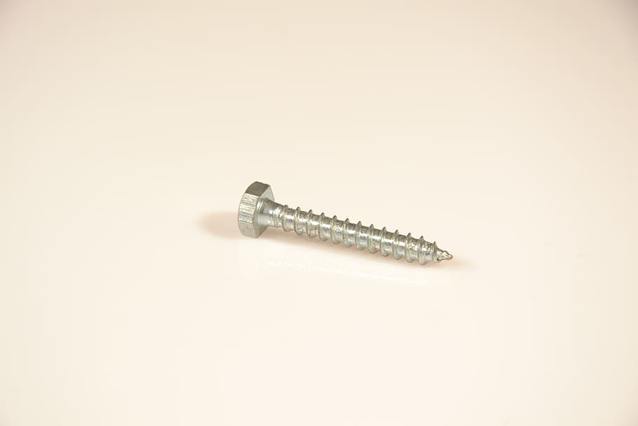 srubka, screw, tools, timber, studio shot, indoors, metal, close-up HD wallpaper