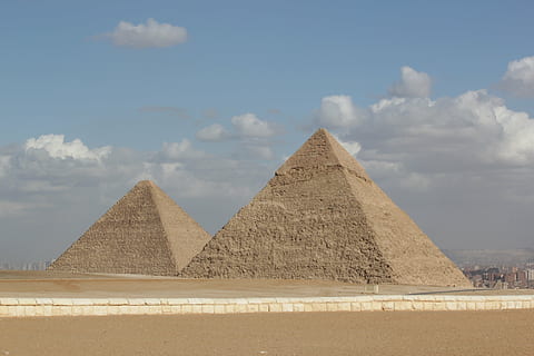 Pyramid of Giza, Egypt, ghyze, cairo, great Pyramid, pharaoh HD wallpaper