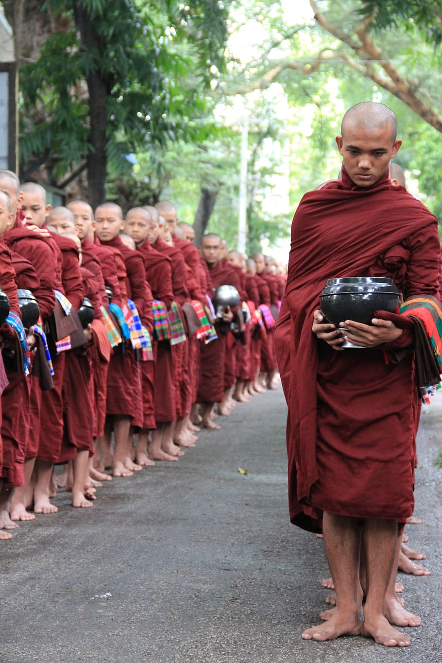 myanmar, mandalay, monastery, buddhist, spirituality, religion HD wallpaper
